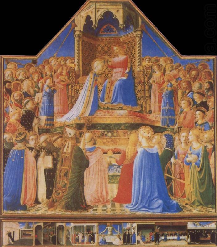 The Coronation of the Virgin, Fra Angelico